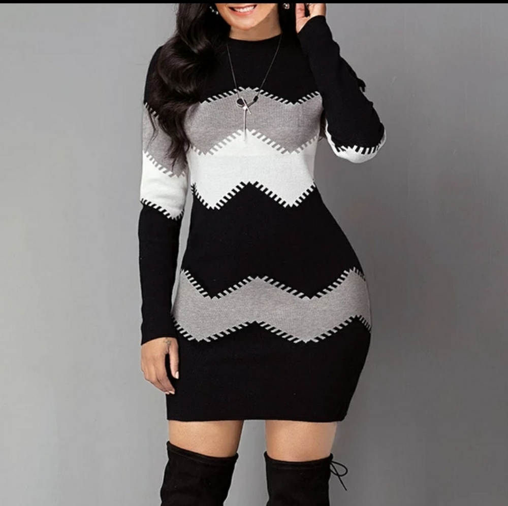 Knitted Sweater Dress